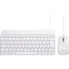 Perixx PERIDUO-212 W Corded Keyboard and mouse set German, QWERTZ White