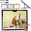 Crafts&Co Lightpad A3 ricaricabile - Tavolo luminoso per diamond painting, disegno - Hobby - Nero