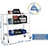 Simonrack MADERCLICK MOBILE 3/500 900 BRANCO/MADEIRA metallico prateleira