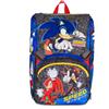 Seven Zaino Scuola Estensibile Big Sonic, Blu, 24L, Espandibile tramite zip, Tasca frontale, Tasca laterale portaborraccia, Scuola elementare, Bambino
