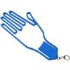 ZMdooreasy Supporto per guanti da golf, strumento sportivo per golfista, in plastica, per asciugatrice, colore rosso, per uso con mano sinistra e destra (blu)