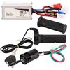 POENVFPO Kit Regolatore di velocità per Scooter Elettrico 24V 250W con Accessorio Chiave di Blocco Impugnatura Acceleratore a Maniglia