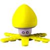 Celly Squiddy - Altoparlante Bluetooth impermeabile, altoparlante wireless con 6 mini tentacoli e ventose, con presa sicura per doccia, piscina bagno e altro ancora. Giallo