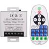 ZEZEFUFU Telecomando senza fili a LED, DC12-24V Dimmer telecomando senza fili per bassa tensione LED striscia di colore singolo