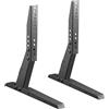 RICOO Supporto TV da tavolo FS309-S Televisore 19"-47" 48-119 cm Staffa universale Piedistallo televisione LED/LCD/Curvo VESA 200x100-400x200