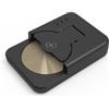 Caswynlife Caricabatterie compatto con pulsante USB, supporta batterie ricaricabili CR2025 CR1632 CR1620 LR44 AG13 per esigenze quotidiane di alimentazione (senza filo nero)