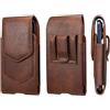 MOTALER Custodia da Cintura Pelle per Cellulare Uomo, Sacchetto Clip Cintura per Telefono, Piccola Borsello Pelle per Smartphone Borsa da Cintura Sacchetto Pochette Portafoglio Fondina con Porta Carte