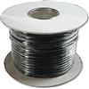 DIGITUS cavo telefonico piatto a nastro - 4 conduttori - 100 m in bobina - AWG 26 - non schermato - CCA - per sistemi modulari o TAE - nero