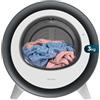 Cecotec Mini Asciugatrice Portatile 3 Kg Bolero DressCode Dry 3500V Silver. di Scarico, 8 programmi, A, Asciugatura Automatica Intelligente, Touch, Funzione UV Care, Dry Shoe Rack, Avvio Ritardato