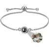 Nergaebe Braccialetti Personalizzati con Foto, Braccialetti Donna/Uomo, Bracciale Festa della Mamma e Compleanni