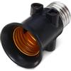 Topsevie Lampada E27 Resistente Alle Alte Temperature Nero, Lamp Holder, 35691, Plastica, Nero