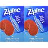 Ziploc quart freezer Bags - 54-count 54-Count (Pack of 2) Clear
