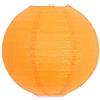 Generic Lanterna di carta rotonda multicolore da 20/30/40 cm, lanterna cinese per feste di nozze, decorazione della casa, sfera di carta fai da te (arancione-40 cm)