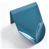 SENRISE 1 portasapone da parete, senza fori, con drenaggio, vassoio per spugna per doccia, bagno, cucina (blu)