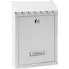 ARREGUI Civic E5721-C Cassetta Postale Individuale in Acciaio | Cassetta Postale Da Esterno | Dimensione S (DIN A5) | Facile da Montare | Bianco
