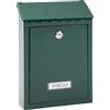 ARREGUI Civic E5723-C Cassetta Postale Individuale in Acciaio | Cassetta Postale Da Esterno | Dimensione S (DIN A5) | Facile da Montare | Verde