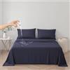 DUJUIKE Copriletto Impermeabile, Lenzuolo impermeabile, Coprimaterasso, Copridivano Divano per Cane, Gatto, Bambini, per letto matrimoniale (Queen 200 * 230cm, Marina Oscura)