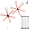 VEVOR Spazzacamino da 12M con 12 Canne in Nylon per Pulizia Camino Stufa Uso Domestico, Set Spazzole per Camino Stufa Kit Pulizia Camino Spazzola Camino Facile da Collegare con 12 Aste con 2 Testina