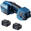 VEVOR Reggiatrice Elettrica 0,89-1,6 cm Tendireggia Elettrica per Reggette PP PET, con Schermo Digitale, 2 x 4000 mAh Reggiatrice Automatica Alimentata a Batteria per Pallet di Scatole da Imballaggio