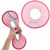 Eminchu Cuffia da Doccia in Tessuto Impermeabile per Bambini Cappello da Shampoo Elastico per Protezione da Bagno, Modello Cartone Animato per Parasole per Bambini e Taglio di Capelli (PINK)