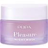 PUPA Pleasure Lip Care Night Mask 01 Blueberry 13 ml Maschera Notte Riparatore