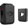 Zhixteu Custodia Protettiva in Silicone per DJI Mic 2, Morbido Protettore Copertura Guscio Accessori Microfono Wireless (Nero)