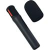 Zhixteu Copertura per Microfono Wireless Portatile Paravento per JBL PartyBox Encore 2 / Encore Wireless Mic, Copertura in Schiuma di Spugna Lavabile, Antivento e Antisaliva (nero)