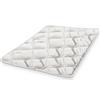 The White Stone Topper Singolo 80X190 Traspirante Altezza 5 cm 80x190