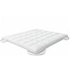The White Stone Topper 160x190 cm in Ovatta da 500 gr | Coprimaterasso