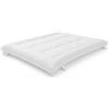 The White Stone Topper 120x190 cm in Ovatta da 800 gr 120x190 cm