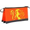 Harry Potter Gryffindor-Astuccio Triplo FAN, Rosso, 23 x 11 cm