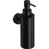 Lineabeta Dispenser sapone a parete Baketo in ottone nero 180 ml