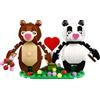 LEGO Set Love Bears 40821, 287 Pezzi, Orsetti con Cuore per San Valentino
