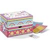 Totum Unicorn Glitter Mosaic Box Craft Set: Portagioie a Mosaico