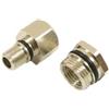 AQUACOMPUTER Set adattatori Aquacomputer Eheim 1046 dritto a G1/4 pollici IG Argento [41078]
