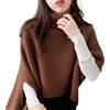 yuwqqoajv Mantello invernale lavorato a maglia adatto per maglioni e scialli Maglione lavorato a maglia Per Dolcevita Pullover Top coat in maglia Adottando il collo alto, caffè