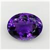 Gravity Gems Pietra Naturale Di Ametista Ovale 50.12 Ct Viola AGL