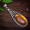 Handmade Magnificent Ambra Baltica Gemma 925 Argento Sterling Handmade Ciondolo BS-285