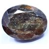 Gemsmyriad Non Trattato 31.95 CT Naturale Marrone Dorato Splendere Zaffiro Certificato Oval