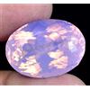 Rosa Naturale Opale 32.95 CT Ovale Certificato Non Scaldato Welo Australiano