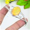 Bracciale Cuff In Argento Sterlingo 925 Fatta A Mano In Opale Triplo RM-25