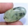 Gemsmyriad 100% Naturale Africano Verde Prehnite 47.85 Certificato Interno Nero Hair Gemma