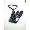 CRAVATTA TIE NUOVA NEW NODO FISSO CLIP FIXED KNOT Originale