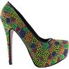 MAYFLOWER SCARPE DONNA MAYFLOWER TACCO ALTO PLATFORM STRASS MULTICOLOR TAGLIA 41