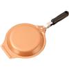 Generic Doppia Fritta Di Fritta - Padelle Fritte Resistenti Alla Versamento, Pentola Per Pancake | Panna Compatibile A Induzione 19 Cm, Superficie Non Bastonale, Utensile Da Cucina Portatile Per Picnic Per Ca