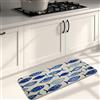 Generic Tappetini da cucina per pavimento, motivo a pesce, morbidi tappetini imbottiti e confortevoli, lavabili, antiscivolo, per lavelli da cucina, lavanderia e bagno, 40 x 119 cm