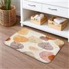 Generic Tappetino da bagno con foglie autunnali ad asciugatura rapida, elegante motivo a foglie terrose, assorbente, antiscivolo, comodo tappetino da bagno in memory foam, lavabile, per bagno, WC, decorativo