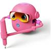 Robot con Braccio Portapenna Occhi Grandi Robot Disegnante Plastica Liscia