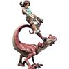 Weta Workshop Tomb Raider - Statuetta Mini Epics Lara Croft & Raptor, 24 cm
