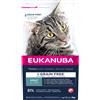 Eukanuba Multipack risparmio! 2x Eukanuba Crocchette per gatti - Adult Grain Free Salmone